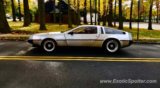 DeLorean DMC-12 spotted in Scotch Plains, New Jersey