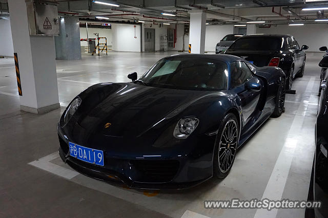 Porsche 918 Spyder spotted in Shanghai, China