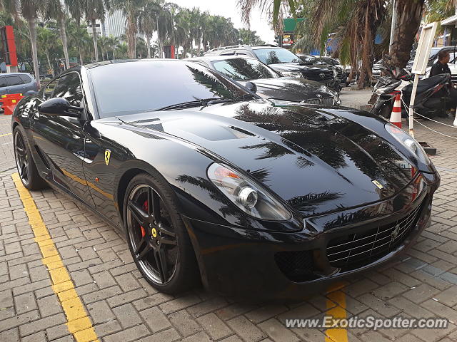Ferrari 599GTB spotted in Jakarta, Indonesia