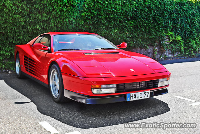 Ferrari Testarossa spotted in Düsseldorf, Germany