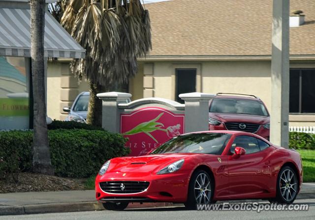 Ferrari California spotted in Jacksonville, Florida