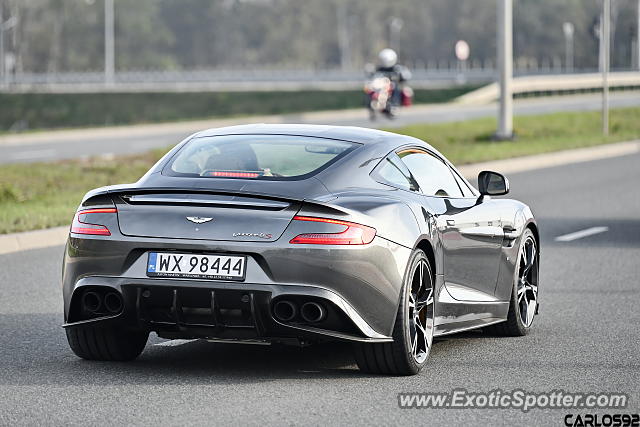 Aston Martin Vanquish spotted in Warsaw, Poland
