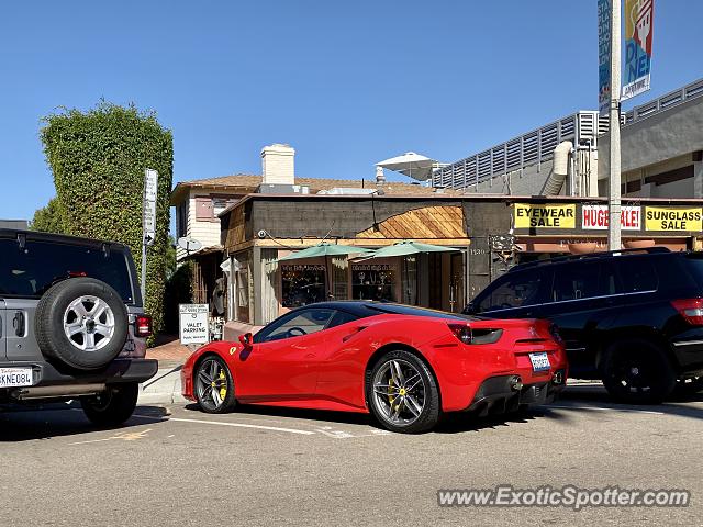 Ferrari 488 GTB spotted in San Diego, California
