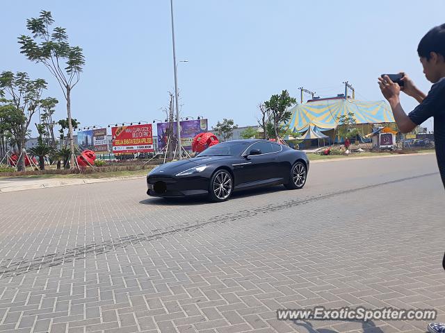 Aston Martin Virage spotted in Jakarta, Indonesia
