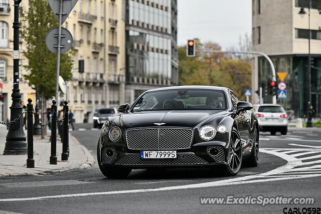 Bentley Continental spotted in Warsaw, Poland