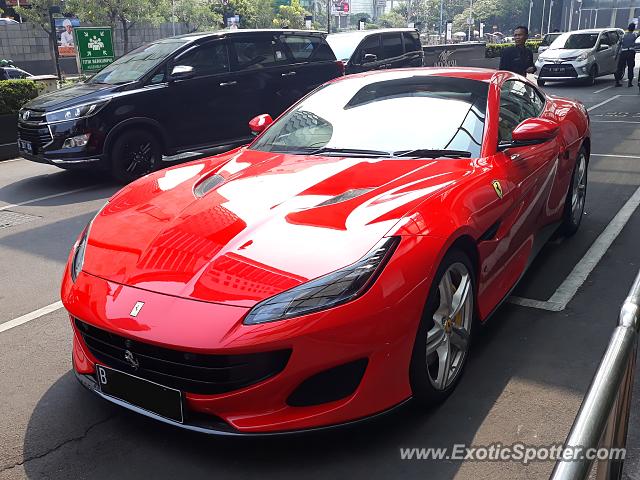 Ferrari Portofino spotted in Jakarta, Indonesia
