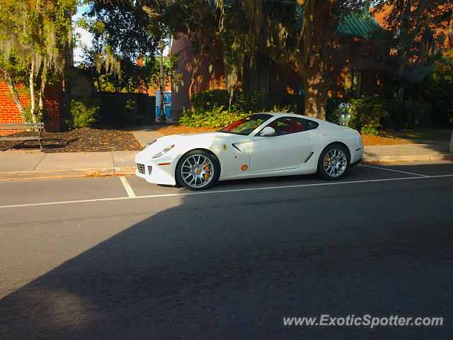 Ferrari 599GTB spotted in Beaufort, South Carolina