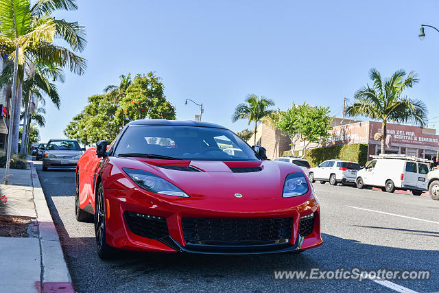 Lotus Evora spotted in Newport Beach, California