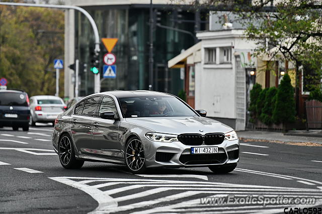 BMW M5 spotted in Warsaw, Poland