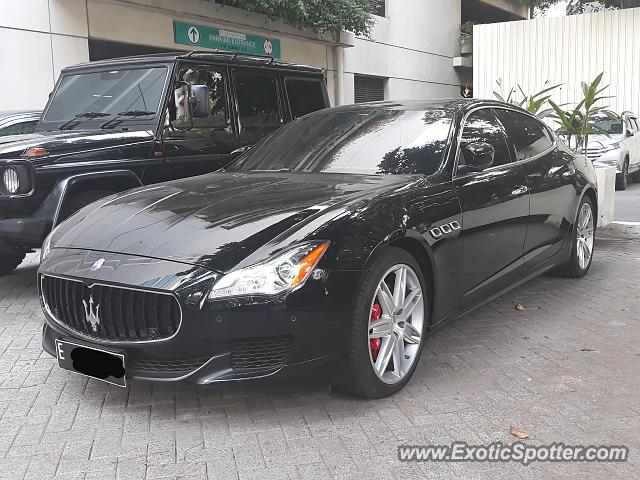 Maserati Quattroporte spotted in Jakarta, Indonesia