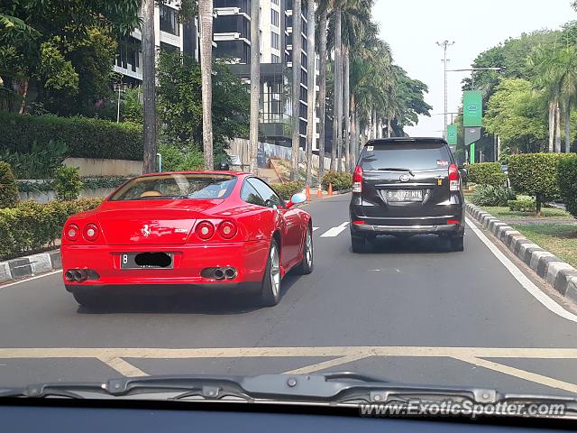 Ferrari 575M spotted in Jakarta, Indonesia