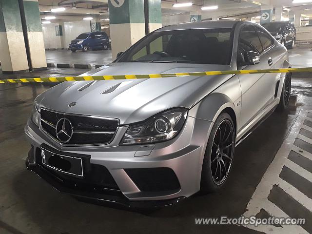 Mercedes C63 AMG Black Series spotted in Jakarta, Indonesia