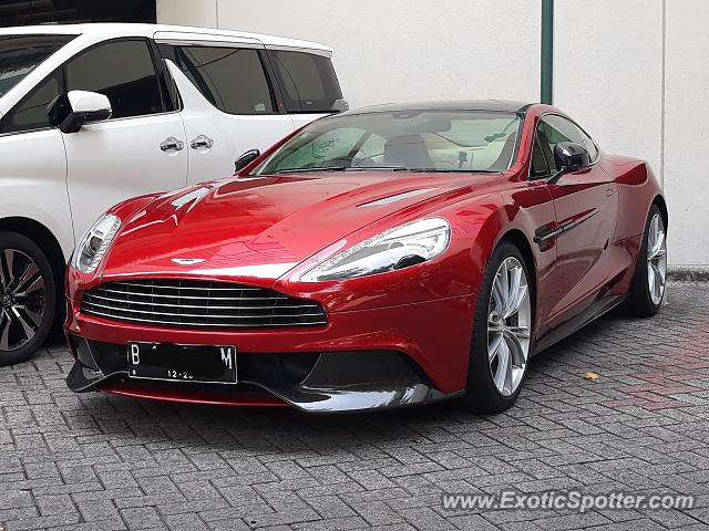 Aston Martin Vanquish spotted in Jakarta, Indonesia