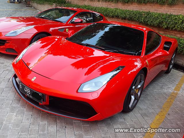 Ferrari 488 GTB spotted in Jakarta, Indonesia
