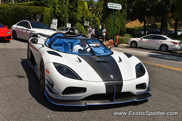 Koenigsegg Agera R spotted in Los Angles, California