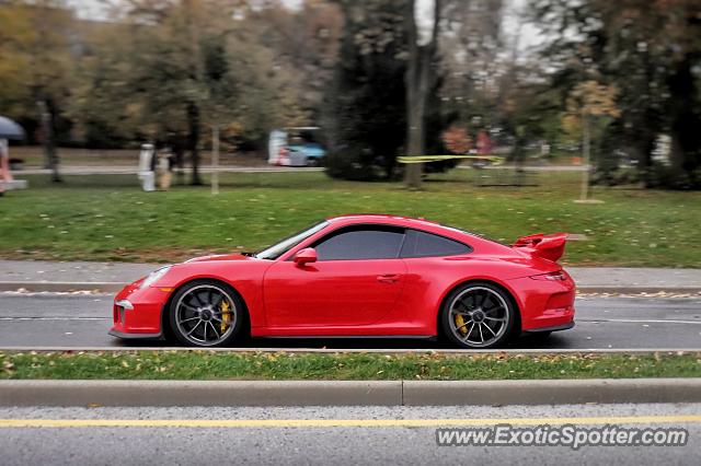Porsche 911 GT3 spotted in Niagara Falls, Canada