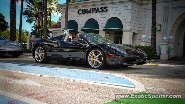 Ferrari 458 Italia spotted in Miami, Florida