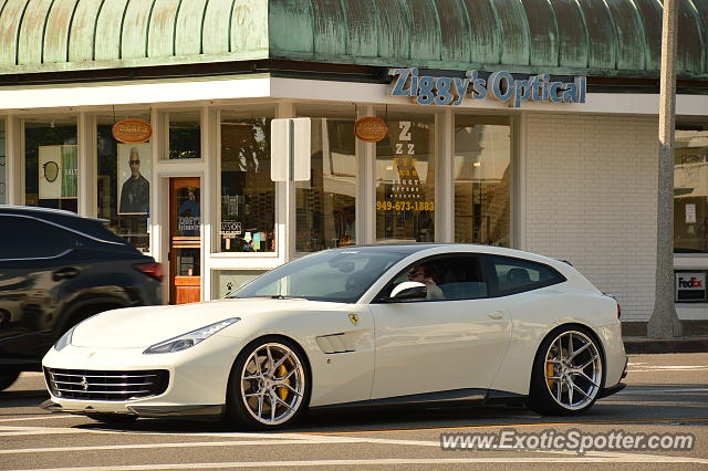 Ferrari GTC4Lusso spotted in Newport Beach, California