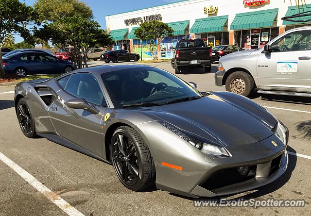 Ferrari 488 GTB spotted in Jacksonville, Florida