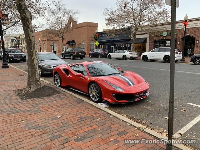 Ferrari 488 GTB spotted in Red Bank, New Jersey