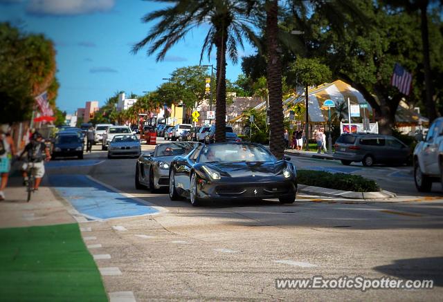 Ferrari 458 Italia spotted in Miami, Florida
