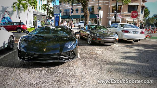 Lamborghini Aventador spotted in Miami, Florida