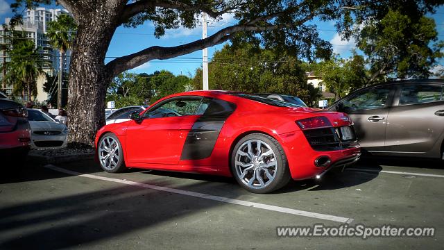Audi R8 spotted in Miami, Florida