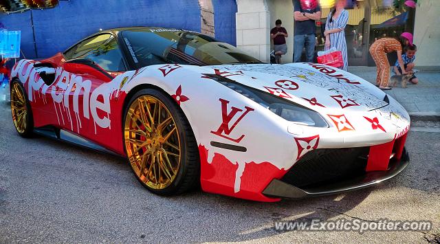 Ferrari 488 GTB spotted in Miami, Florida