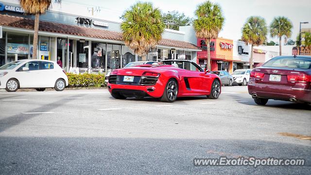 Audi R8 spotted in Miami, Florida