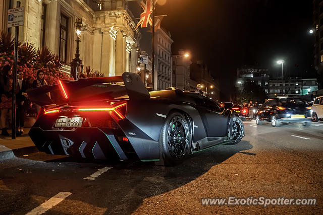Lamborghini Veneno spotted in London, United Kingdom