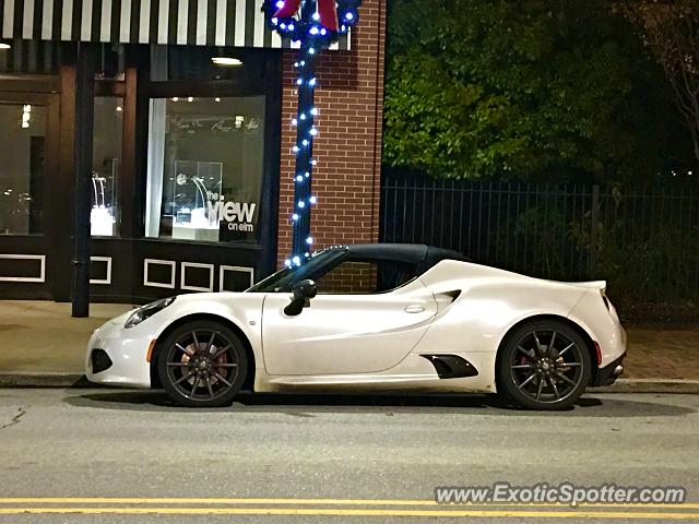Alfa Romeo 4C spotted in Greensboro, North Carolina
