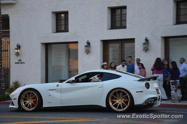 Ferrari F12 spotted in Beverly Hills, California