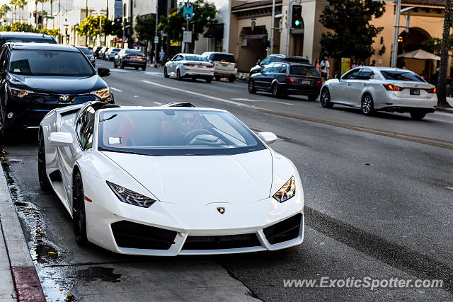 Lamborghini Huracan spotted in Beverly Hills, California