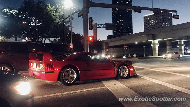 Ferrari F40 spotted in Houston, Texas