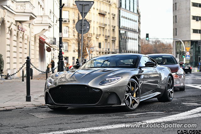 Aston Martin DBS spotted in Warsaw, Poland