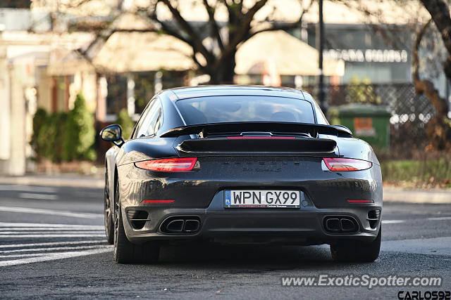 Porsche 911 Turbo spotted in Warsaw, Poland