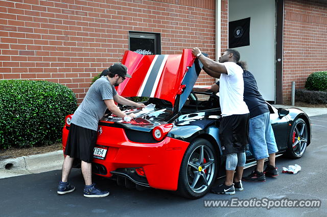 Ferrari 458 Italia spotted in Dunwoody, Georgia
