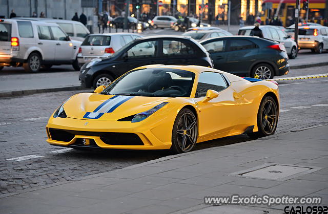 Ferrari 458 Italia spotted in Warsaw, Poland