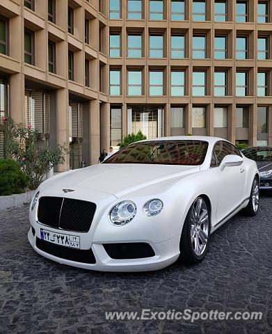 Bentley Continental spotted in Tehran, Iran