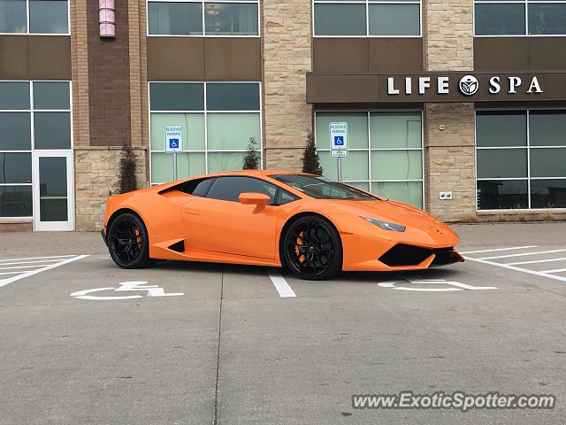 Lamborghini Huracan spotted in Urbandale, Iowa