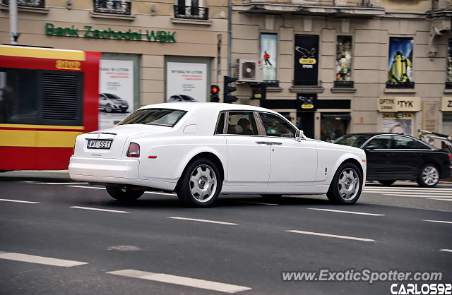 Rolls-Royce Phantom spotted in Warsaw, Poland