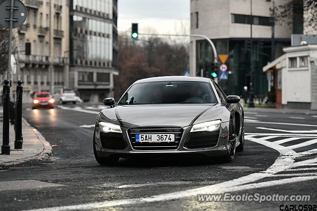 Audi R8 spotted in Warsaw, Poland