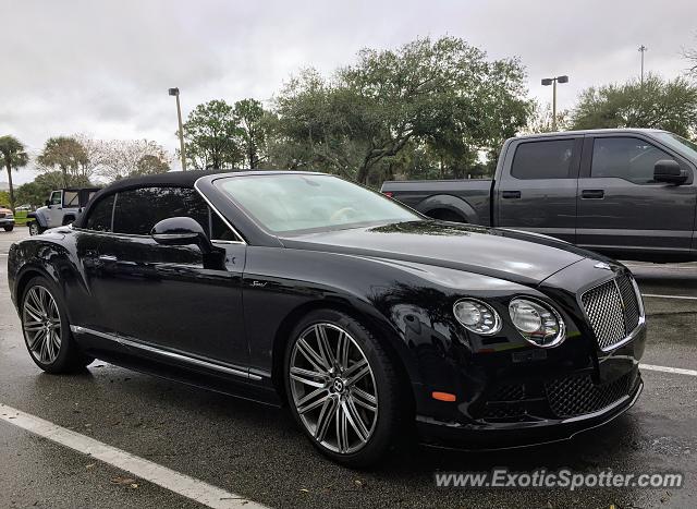Bentley Continental spotted in Jacksonville, Florida
