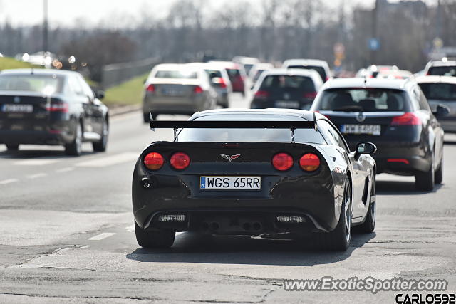 Chevrolet Corvette Z06 spotted in Warsaw, Poland
