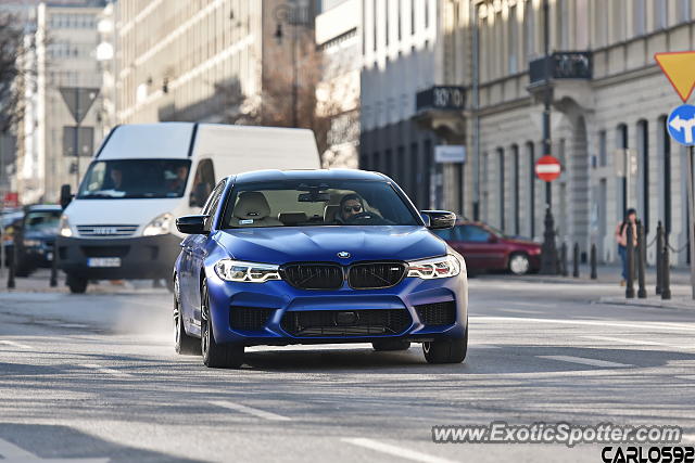 BMW M5 spotted in Warsaw, Poland