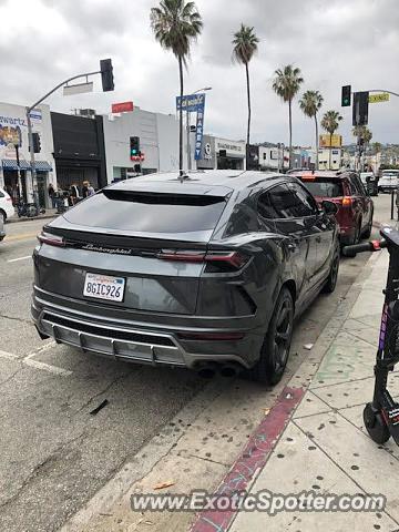 Lamborghini Urus spotted in Beverly Hills, California