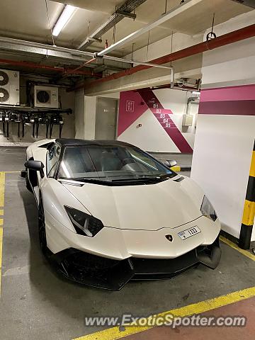 Lamborghini Aventador spotted in Dubai, United Arab Emirates