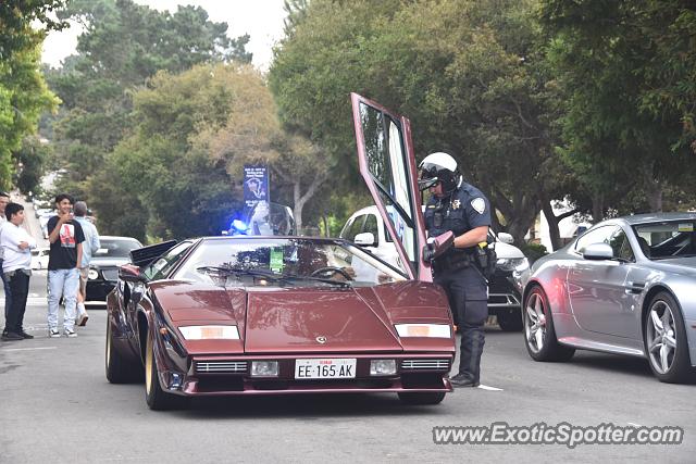 Lamborghini Countach spotted in Carmel, California