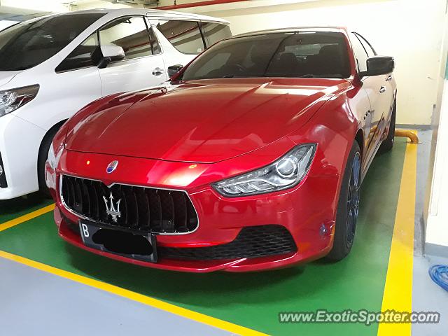 Maserati Ghibli spotted in Jakarta, Indonesia