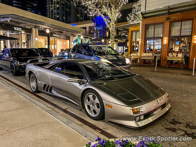 Lamborghini Diablo spotted in Buckhead, Georgia